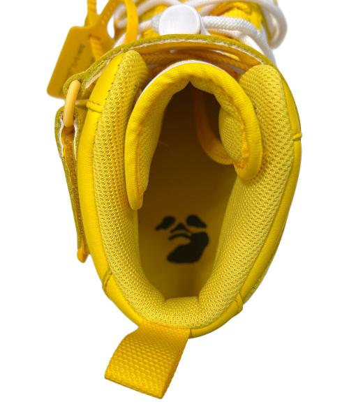 NIKE（ナイキ）NIKE (ナイキ) OFFWHITE (オフホワイト) AIR FORCE 1 MID(エアフォース1ミッド) イエロー サイズ:29の古着・服飾アイテム