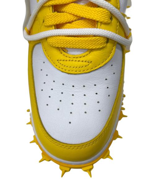 NIKE（ナイキ）NIKE (ナイキ) OFFWHITE (オフホワイト) AIR FORCE 1 MID(エアフォース1ミッド) イエロー サイズ:29の古着・服飾アイテム