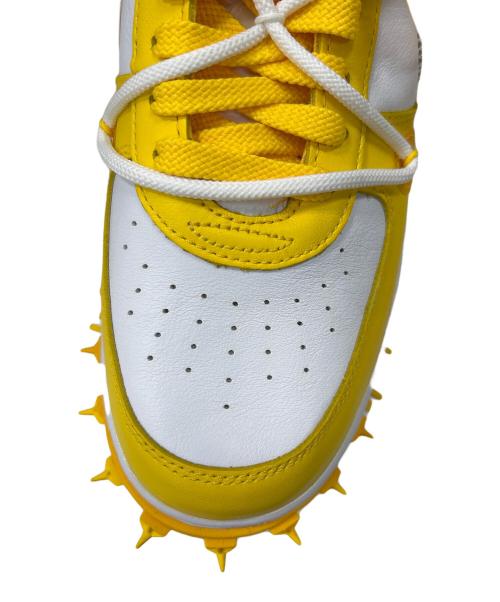 NIKE（ナイキ）NIKE (ナイキ) OFFWHITE (オフホワイト) AIR FORCE 1 MID(エアフォース1ミッド) イエロー サイズ:29の古着・服飾アイテム