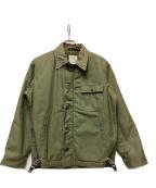 U'S NAVYアメリカ海軍）の古着「デッキジャケット」｜オリーブ