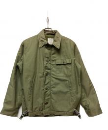 U'S NAVY（アメリカ海軍）の古着「デッキジャケット」｜オリーブ