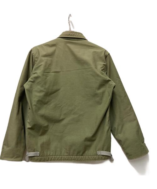 U'S NAVY（アメリカ海軍）U'S NAVY (アメリカ海軍) デッキジャケット オリーブ サイズ:38の古着・服飾アイテム