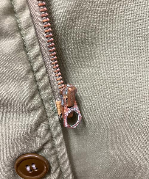 U'S NAVY（アメリカ海軍）U'S NAVY (アメリカ海軍) デッキジャケット オリーブ サイズ:38の古着・服飾アイテム