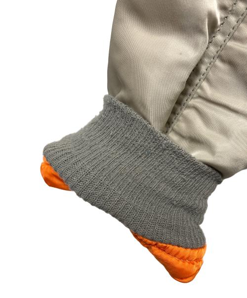 ALPHA（アルファ）ALPHA (アルファ) MA-1ジャケット ライトグレー サイズ:Lの古着・服飾アイテム