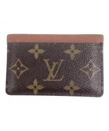 LOUIS VUITTON（ルイ ヴィトン）の古着「モノグラムポルトカルト・サーンプルカードケース」｜ブラウン