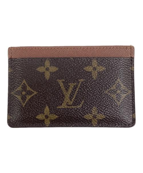 LOUIS VUITTON（ルイ ヴィトン）LOUIS VUITTON (ルイ ヴィトン) モノグラムポルトカルト・サーンプルカードケース ブラウンの古着・服飾アイテム
