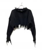 DIESELディーゼル）の古着「厚手ニット」｜ブラック