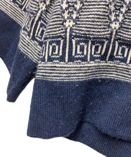 CHANEL（シャネル）CHANEL (シャネル) 厚手ニット ネイビー サイズ:36の古着・服飾アイテム