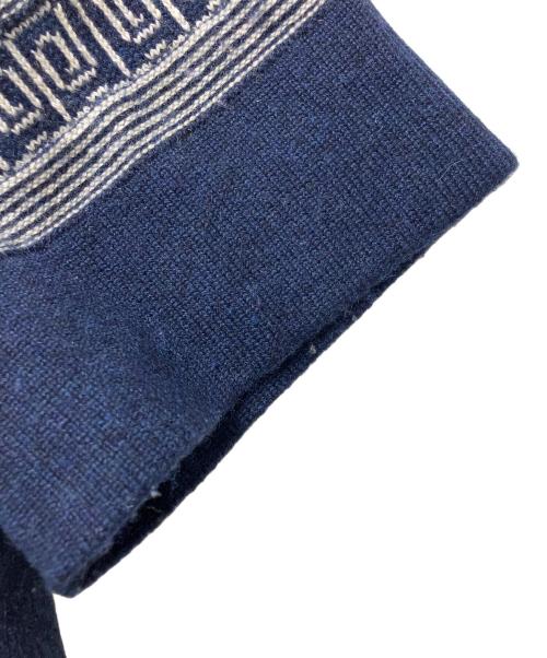 CHANEL（シャネル）CHANEL (シャネル) 厚手ニット ネイビー サイズ:36の古着・服飾アイテム