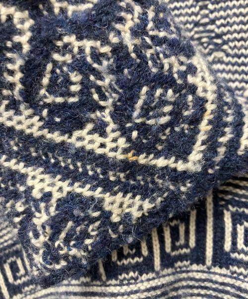 CHANEL（シャネル）CHANEL (シャネル) 厚手ニット ネイビー サイズ:36の古着・服飾アイテム