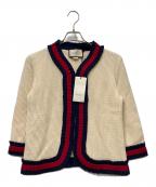 GUCCIグッチ）の古着「厚手カーディガン」｜アイボリー