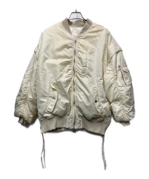 MAISON SPECIAL（メゾンスペシャル）MAISON SPECIAL (メゾンスペシャル) Reversible Nylon Short MA-1 アイボリー サイズ:Freeの古着・服飾アイテム