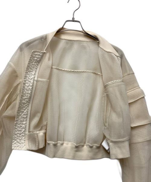MAISON SPECIAL（メゾンスペシャル）MAISON SPECIAL (メゾンスペシャル) チュールレイヤードブルゾン アイボリー サイズ:Freeの古着・服飾アイテム