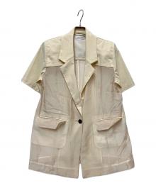 MAISON SPECIAL（メゾンスペシャル）の古着「シアーコンビジャケット」｜アイボリー