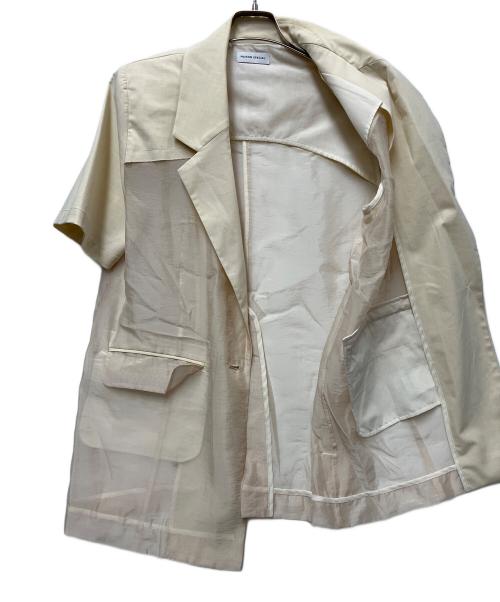 MAISON SPECIAL（メゾンスペシャル）MAISON SPECIAL (メゾンスペシャル) シアーコンビジャケット アイボリー サイズ:FREEの古着・服飾アイテム