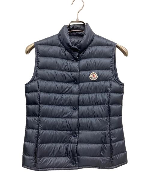 MONCLER（モンクレール）MONCLER (モンクレール) ダウンベスト ネイビーの古着・服飾アイテム