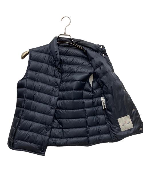 MONCLER（モンクレール）MONCLER (モンクレール) ダウンベスト ネイビーの古着・服飾アイテム