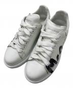 ALEXANDER McQUEENアレキサンダーマックイーン）の古着「Graffiti-print Oversized Sneakers」｜ホワイト