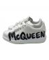 ALEXANDER McQUEEN (アレキサンダーマックイーン) Graffiti-print Oversized Sneakers ホワイト サイズ:37：10000円