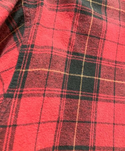 Hysteric Glamour（ヒステリックグラマー）Hysteric Glamour (ヒステリックグラマー) 長袖シャツ レッド×ブラック サイズ:Mの古着・服飾アイテム