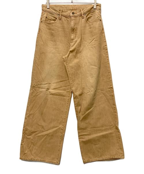 Hysteric Glamour（ヒステリックグラマー）Hysteric Glamour (ヒステリックグラマー) ワイドデニムパンツ カーキ サイズ:28の古着・服飾アイテム