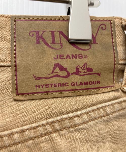 Hysteric Glamour（ヒステリックグラマー）Hysteric Glamour (ヒステリックグラマー) ワイドデニムパンツ カーキ サイズ:28の古着・服飾アイテム