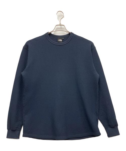 THE NORTH FACE（ザ ノース フェイス）THE NORTH FACE (ザ ノース フェイス) 長袖カットソー ネイビー サイズ:Lの古着・服飾アイテム