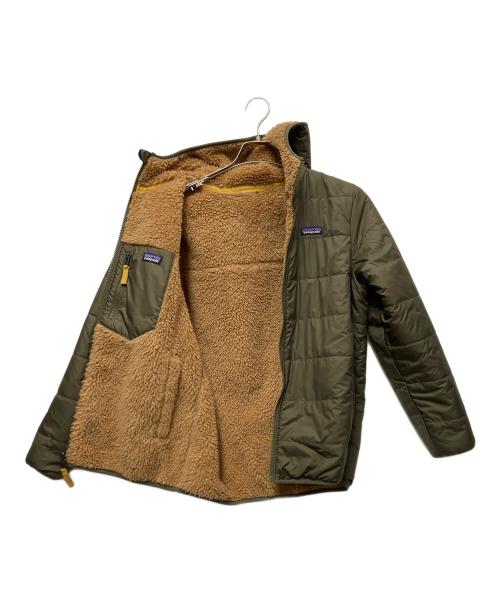 Patagonia（パタゴニア）Patagonia (パタゴニア) リバーシブルフリースジャケット レトロX ブラウン×オリーブ サイズ:不明の古着・服飾アイテム