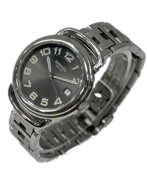 HERMES（エルメス）HERMES (エルメス) プルマンデイトクォーツ腕時計の古着・服飾アイテム