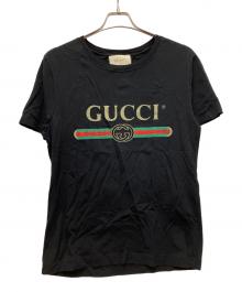 GUCCI（グッチ）の古着「半袖カットソー」｜ブラック