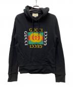 GUCCIグッチ）の古着「プルオーバーパーカー」｜ブラック