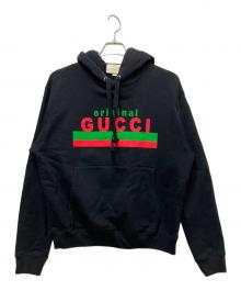 GUCCI（グッチ）の古着「プルオーバーパーカー」｜ブラック