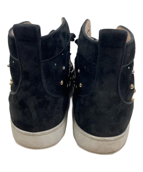 Christian Louboutin（クリスチャン・ルブタン）Christian Louboutin (クリスチャン・ルブタン) ハイカットスニーカー ブラック サイズ:40 1/2の古着・服飾アイテム