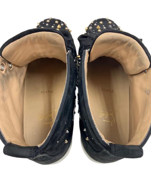 Christian Louboutin（クリスチャン・ルブタン）Christian Louboutin (クリスチャン・ルブタン) ハイカットスニーカー ブラック サイズ:40 1/2の古着・服飾アイテム