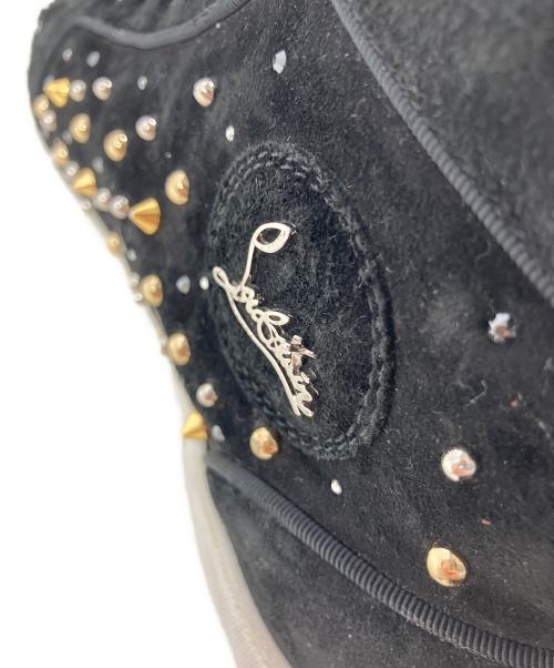 Christian Louboutin（クリスチャン・ルブタン）Christian Louboutin (クリスチャン・ルブタン) ハイカットスニーカー ブラック サイズ:40 1/2の古着・服飾アイテム