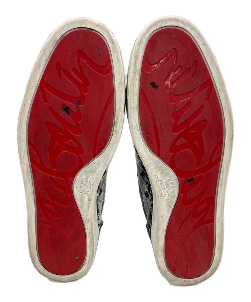 Christian Louboutin（クリスチャン・ルブタン）Christian Louboutin (クリスチャン・ルブタン) ローカットスニーカー ブラック×ホワイト サイズ:42 1/2の古着・服飾アイテム