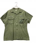 KNOX×U'S NAVYノックス×アメリカ海軍）の古着「ユーティリティシャツ」｜カーキ