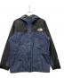 THE NORTH FACE（ザ ノース フェイス）の古着「マウンテンライトデニムジャケット」｜ネイビー×ブラック