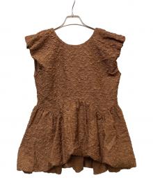 COCODEAL（ココディール）の古着「ノースリーブブラウス」｜ブラウン