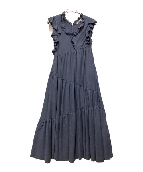 COCODEAL（ココディール）COCODEAL (ココディール) ノースリーブ・キャミソールワンピース ネイビー サイズ:Mの古着・服飾アイテム