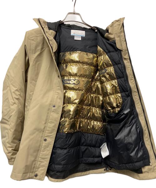 Columbia（コロンビア）Columbia (コロンビア) ダウンジャケット ベージュ サイズ:Mの古着・服飾アイテム