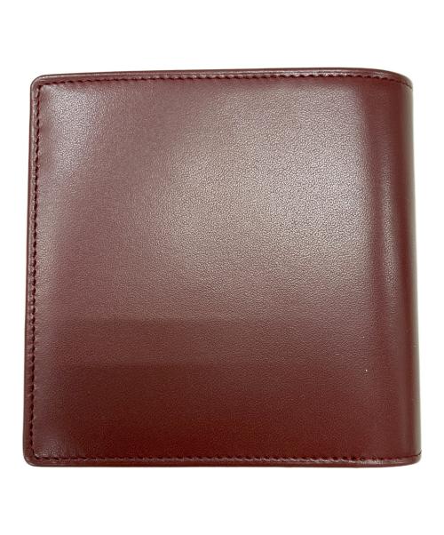Cartier（カルティエ）Cartier (カルティエ) マストライン　2つ折り財布 ボルドーの古着・服飾アイテム