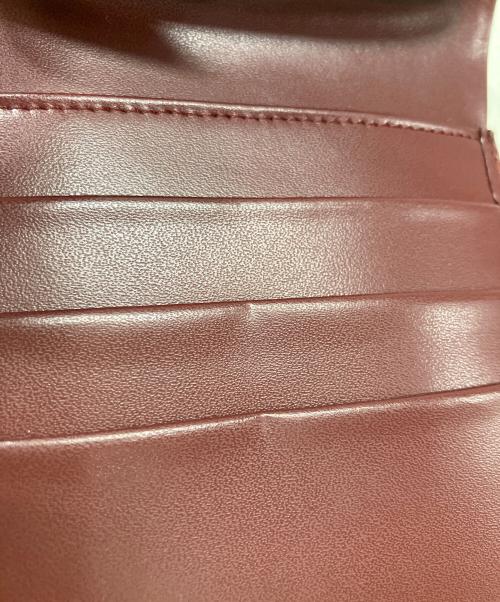 Cartier（カルティエ）Cartier (カルティエ) マストライン　2つ折り財布 ボルドーの古着・服飾アイテム