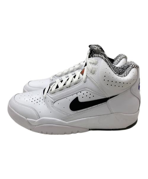 NIKE（ナイキ）NIKE (ナイキ) AIR FLIGHT LITE Ⅱ MID　エアフライトライトⅡミッド ホワイト サイズ:ｃｍ26.5の古着・服飾アイテム