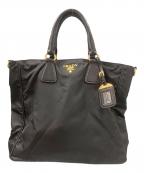 PRADAプラダ）の古着「テスートハンドバッグ」｜ブラック
