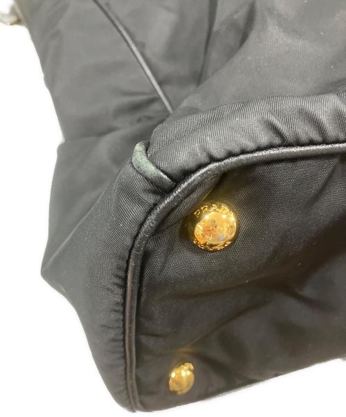 PRADA（プラダ）PRADA (プラダ) テスートハンドバッグ ブラックの古着・服飾アイテム