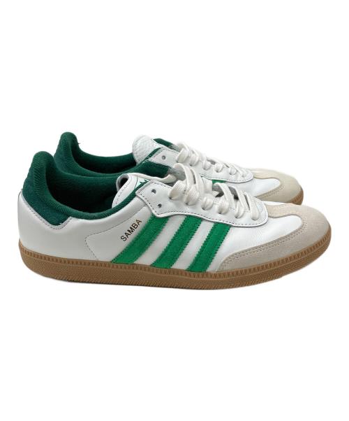 adidas Originals（アディダスオリジナル）adidas Originals (アディダスオリジナル) SAMBA OG (サンバOG) ホワイト×グリーン サイズ:JP275の古着・服飾アイテム
