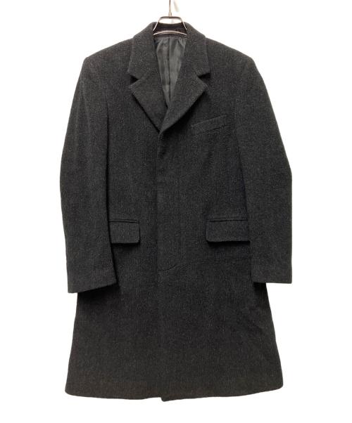 PAUL SMITH（ポールスミス）PAUL SMITH (ポールスミス) ウールモヘヤコート ブラック サイズ:Lの古着・服飾アイテム