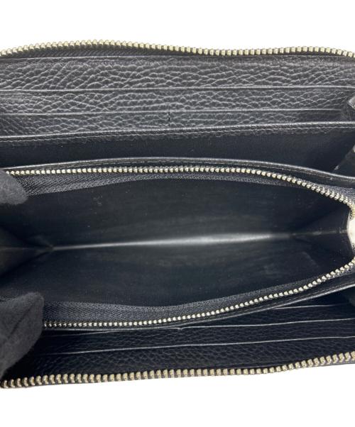 TOKYO CROCODILE（東京クロコダイル）TOKYO CROCODILE (東京クロコダイル) ラウンドファスナー長財布 ブルーの古着・服飾アイテム