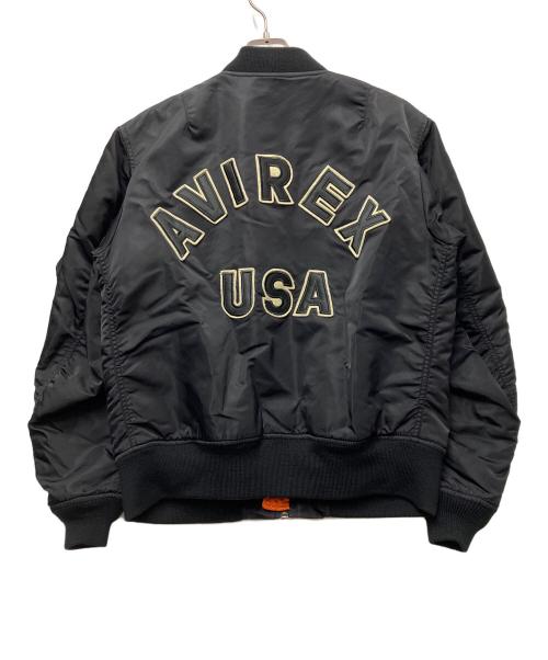AVIREX（アヴィレックス）AVIREX (アヴィレックス) MA-1 COMMERCIAL ブラック サイズ:XLの古着・服飾アイテム